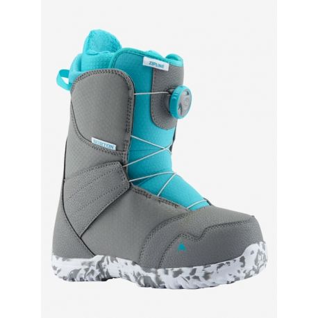 Buty Snowboardowe Buty Snowboardowe Burton ZIPLINE BOA GRAY/SURF BLUE 13191104045 Burton