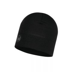 PRODUKTY ARCHIWALNE Czapka Buff Midweight Merino Wool Hat SOLID BLACK BH118006.999.10.00 BUFF
