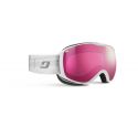 Gogle Julbo Pioneer White / Wave Gray Orange Screen - Pink Flash