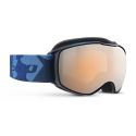 Gogle Julbo Echo Blue Camo Orange Screen - Silver Flash