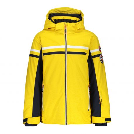 Kurtki Narciarskie Kurtka CMP BOY JACKET SNAPS HOOD 38W0884 CMP