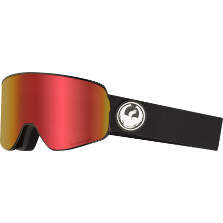 PRODUKTY ARCHIWALNE Gogle Dragon NFX2 - Black / Lumalens Red Ionized + Lumalens Rose 286056030332 UNIW Dragon