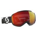 Gogle Scott Faze II black/white / enhancer red chrome