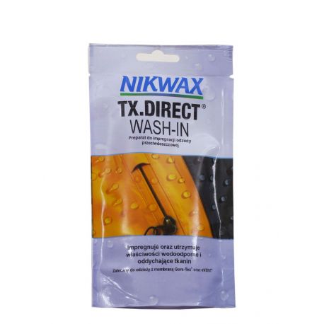 PIELĘGNACJA ODZIEŻY Nikwax Impregnat TX. Direct Wash-In [Saszetka] NI-50 Nikwax