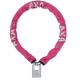 PRODUKTY ARCHIWALNE Axa Clinch 85 pink 85/6 key+padlock 5900229701SS AXA