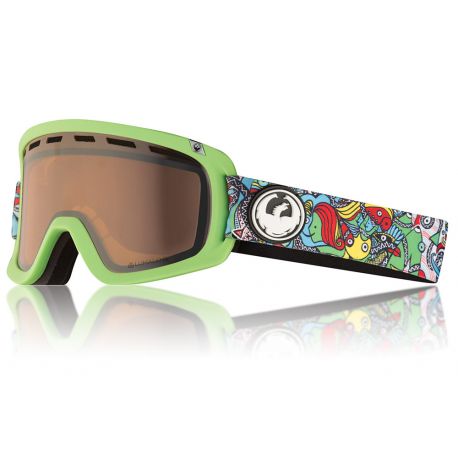 Gogle Gogle Dragon D1 OTG dayze dap/lumalens silver ion/dark smoke 347986032974 Dragon